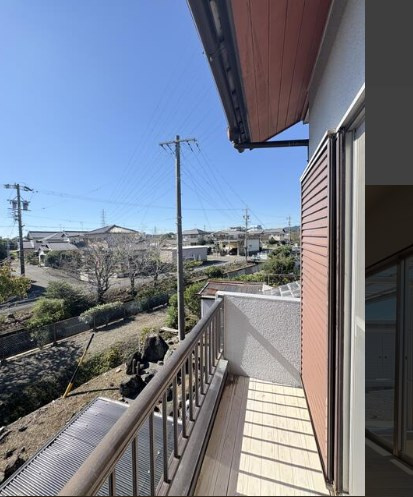 中古 戸建てのバルコニー