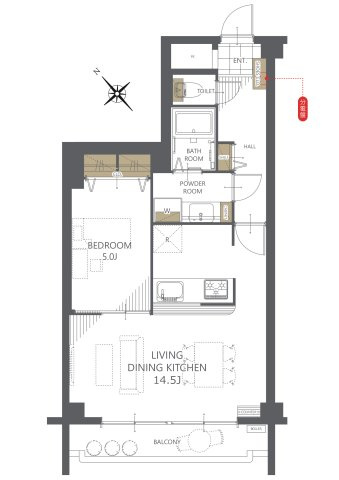 【間取り】スカイハイツ仙台 
