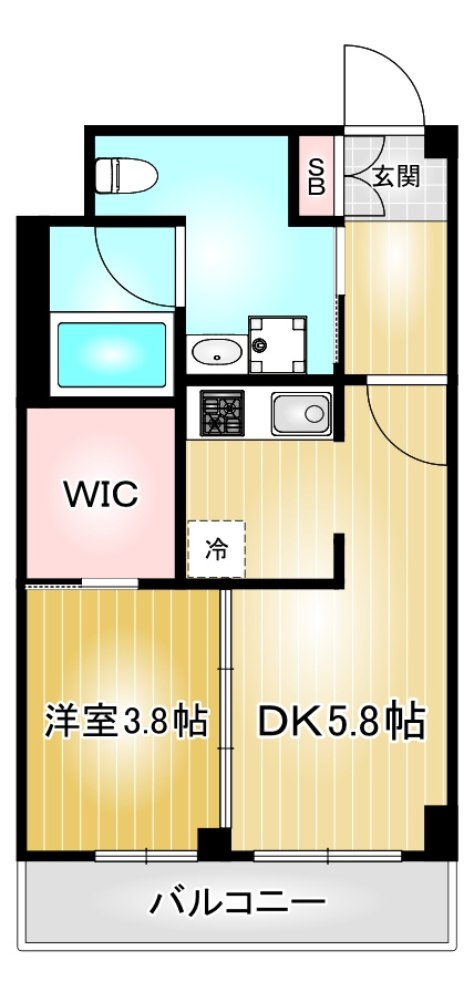 KDX千早レジデンス|名古屋市の賃貸ならMy賃貸の間取り|KDX千早レジデンス
