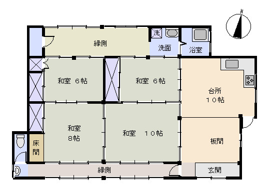 下田市河内の間取り