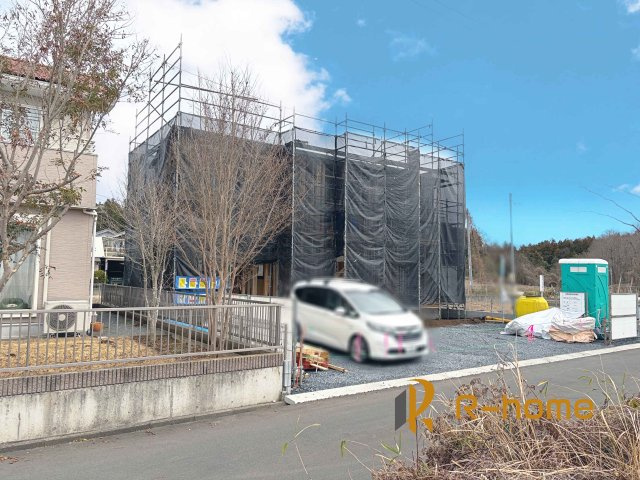 小美玉市納場第4　新築戸建て　1号棟の外観|ご予約を頂ければ、『平日』はもちろん『早朝』や『夜間』もご見学可能です♪お気軽にお申し付けください♪