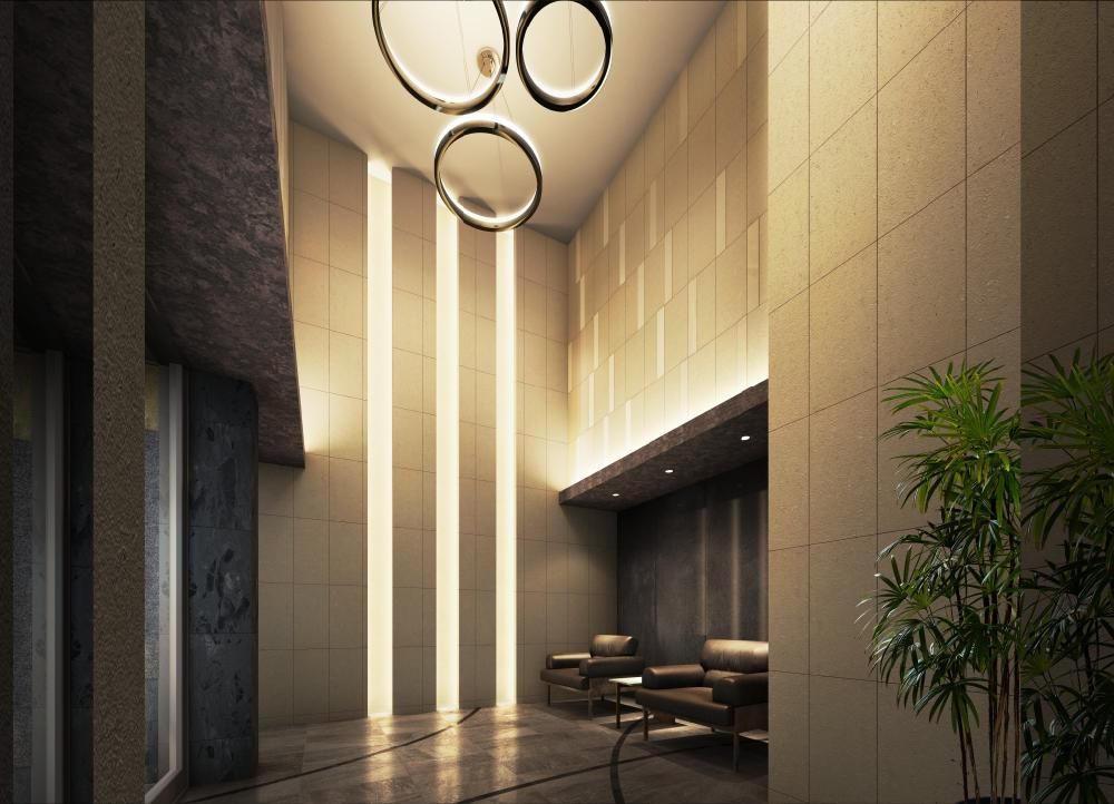 ブランシエスタ白山のロビー