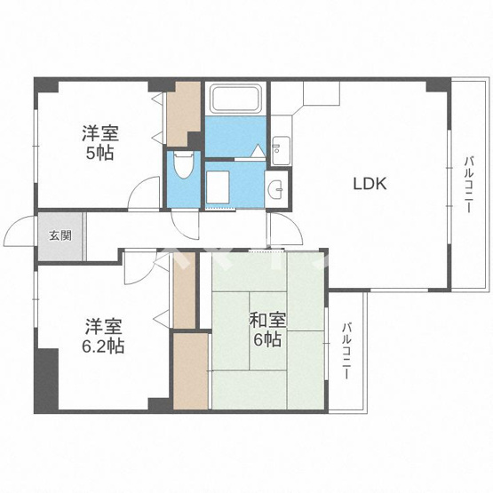 【間取り】 | ユンヌホワイエ
