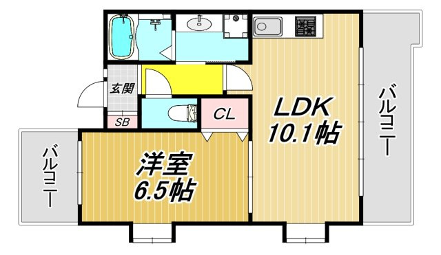 ラディウス武庫之荘の間取り