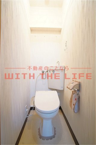 佐田ビル【キャッシュバック対象物件】のトイレ|シンプルで使いやすいトイレです
