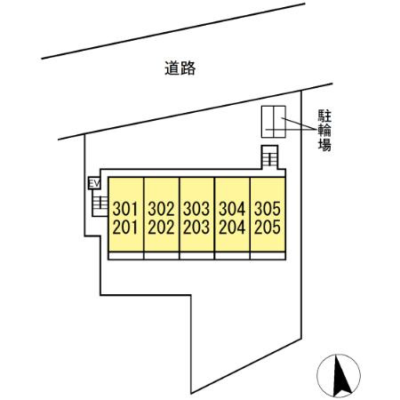 【区画図】 | グランヴェールにしすな