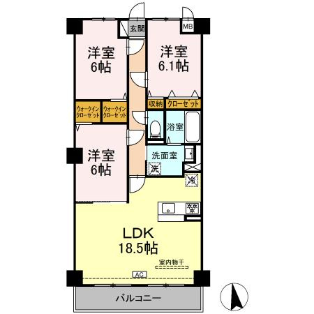 【間取り】 | グランヴェールにしすな