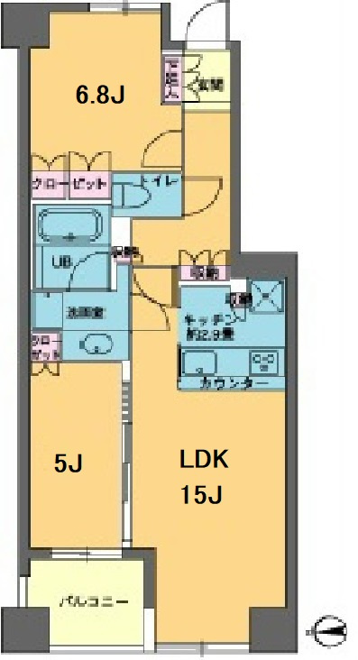 カスタリア東日本橋の間取り