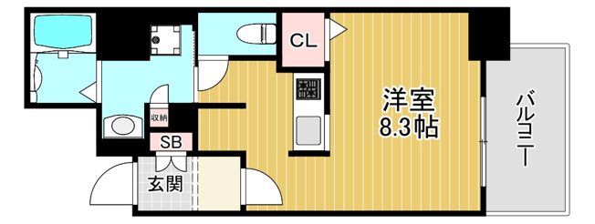 【間取り】 | クレアート大阪トゥールビヨン