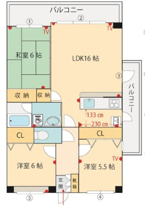 【間取り】 | アンビエント井尻