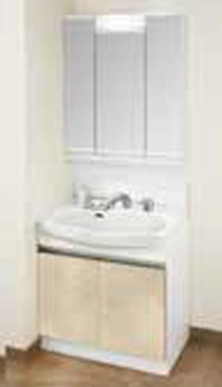 ソルテラスOASAKA千里丘駅前の洗面所|完全同一仕様