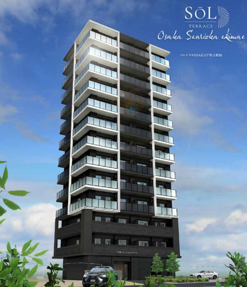 ソルテラスOSAKA千里丘駅前の外観|完全同一仕様