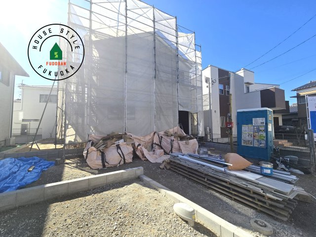 大野城市山田2丁目第5-1棟（1号棟）の外観|デザイン性のある外観です。