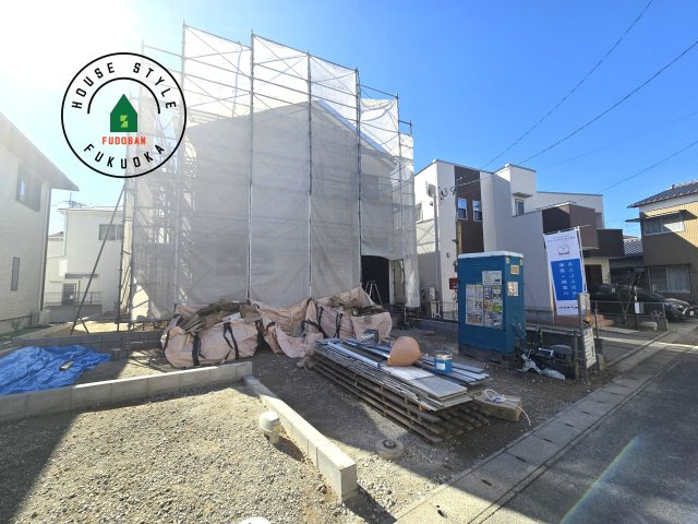 大野城市山田2丁目第5-1棟（1号棟）の前面道路含む現地写真|見学の時間などお気軽にお問い合わせ下さい。