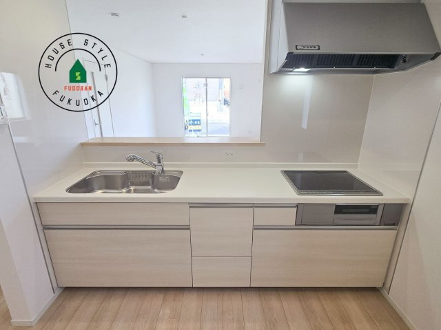 大野城市山田2丁目第5-1棟（1号棟）の内観：施工例|忙しい朝でも家族揃って食事をしたいゆとりあるダイニングスペース。