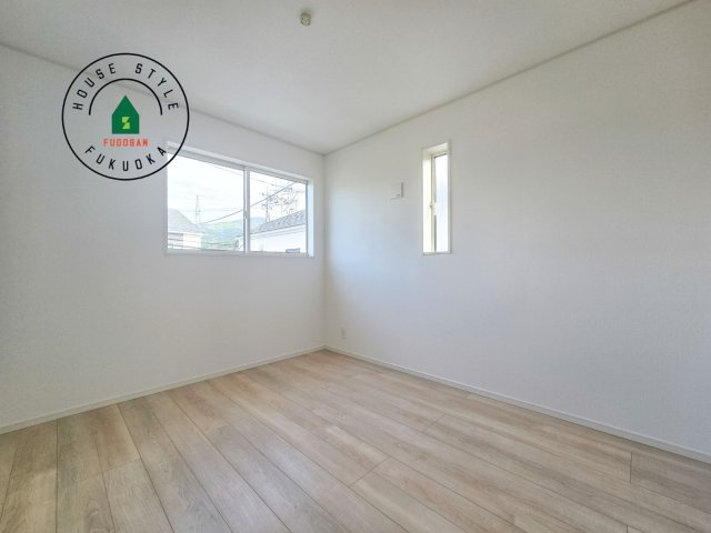 大野城市山田2丁目第5-1棟（1号棟）の内観：施工例|将来的に、琉球畳を引きまして和室風にすることも可能です。