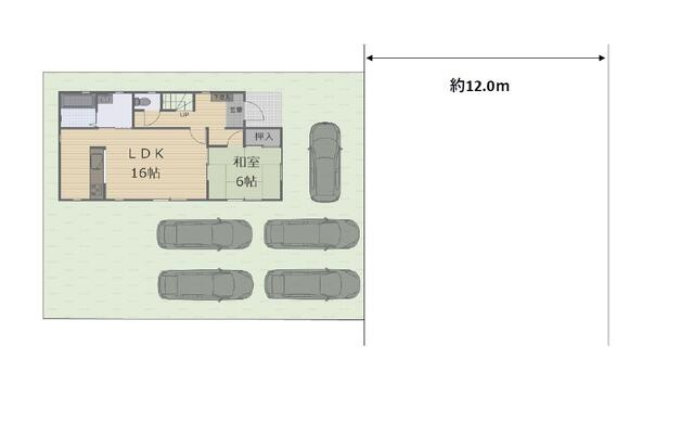 宇都宮市清原台5丁目　の区画図