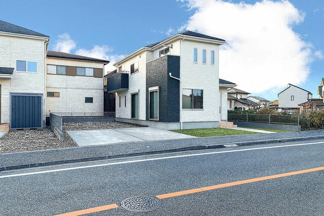 宇都宮市清原台5丁目　4ＬＤＫ　中古住宅の外観パース