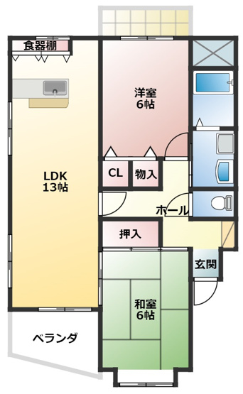 【間取り】 | フォーブル富士見台