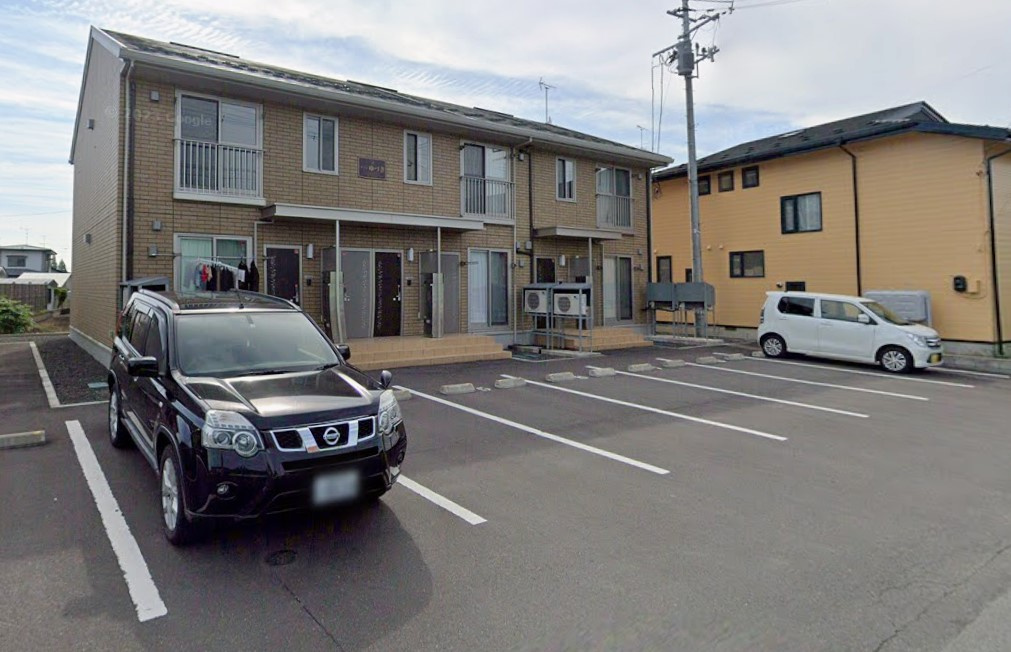 十和田市　一棟アパートの外観