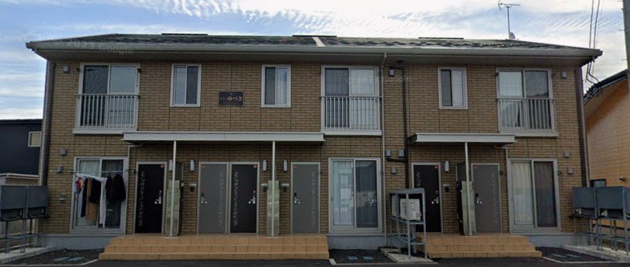 十和田市　一棟アパートの外観