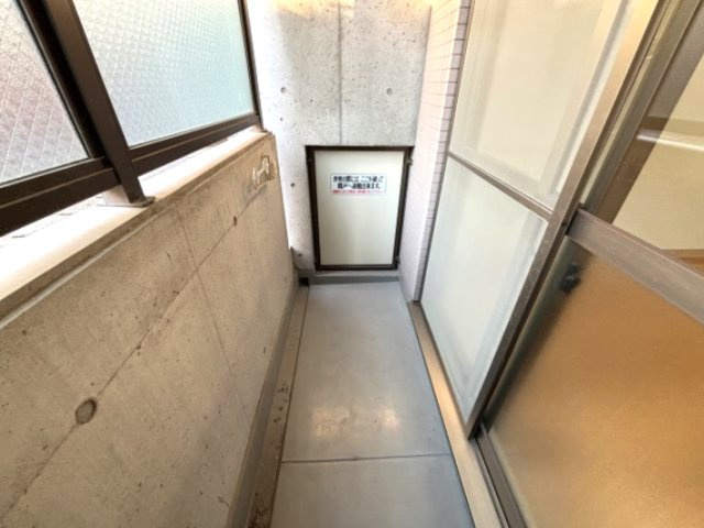 ヴィラセゾン甲南のバルコニー