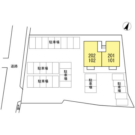 ウエストⅢの区画図
