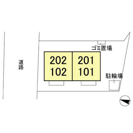 ハイブリッジⅢの区画図