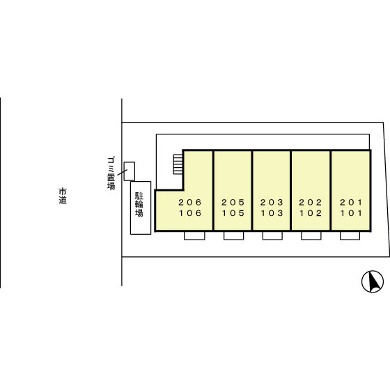 Ｖｅｎｔ・Ｃｌａｒの区画図
