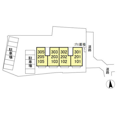ルシェリアの区画図