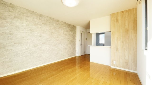 クラヴィエ沖洲　Ⅲ番館の居間・リビング