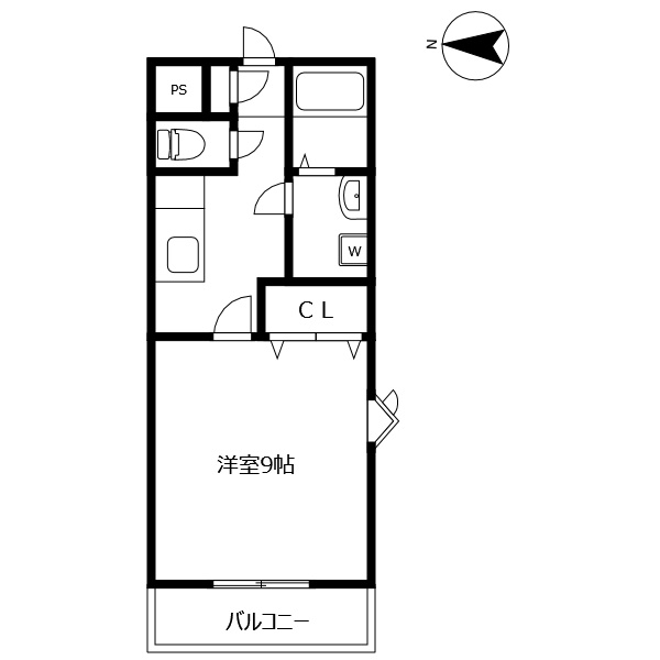 グレイスKMの間取り