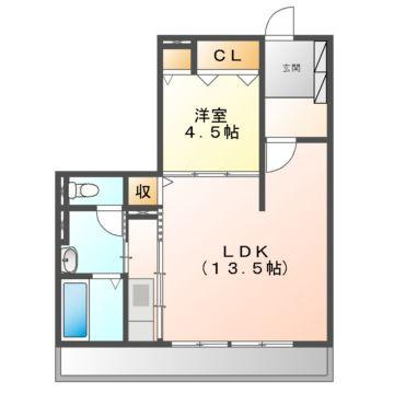 エスポワール青江の間取り