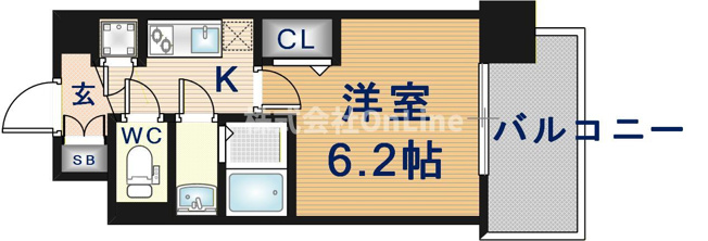 【間取り】 | レジュールアッシュ緑橋駅前