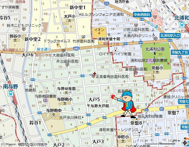 シェ　アザレの地図