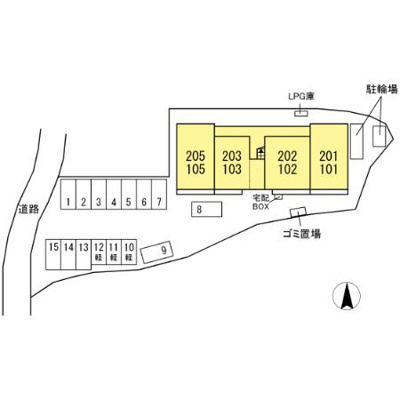 【区画図】 | シオンＫ