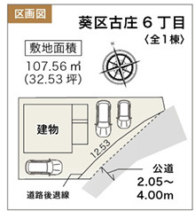 葵区古庄6丁目　新築戸建て