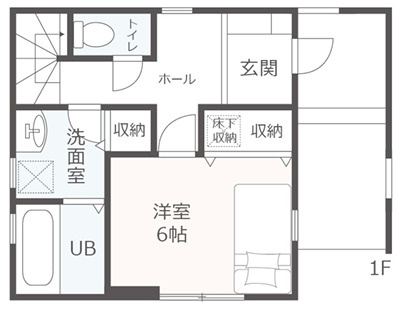 葵区古庄6丁目　新築戸建ての間取り|1階間取り