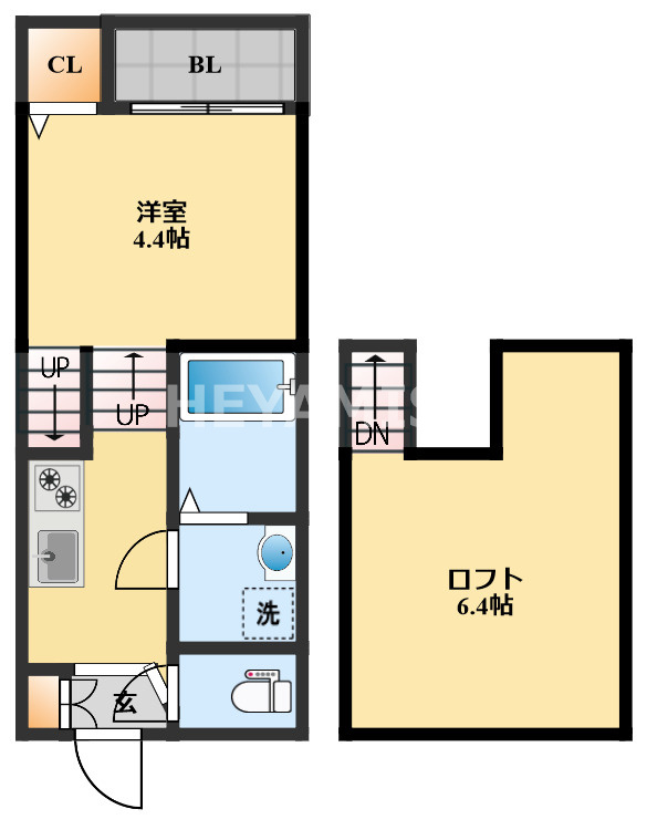 modern palazzo小船越Sunny Hillの間取り