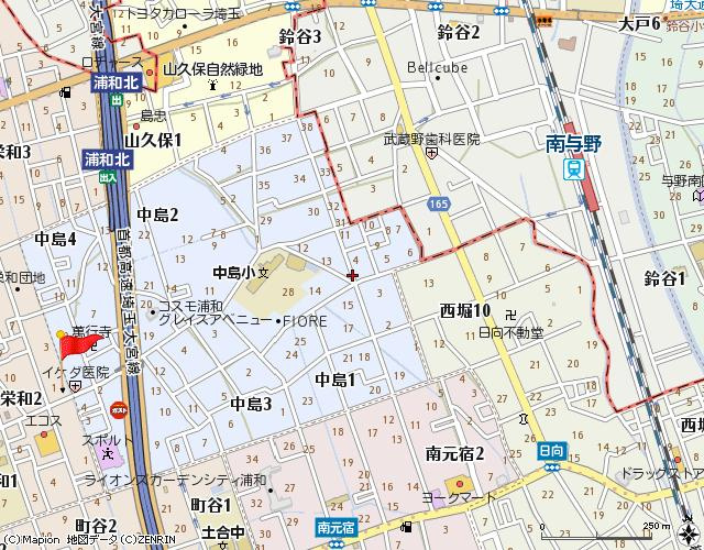 ヴィラアルテミスの地図