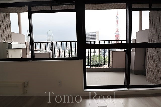 六本木ビュータワーのバルコニー