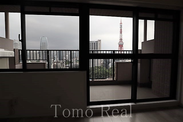六本木ビュータワーのバルコニー