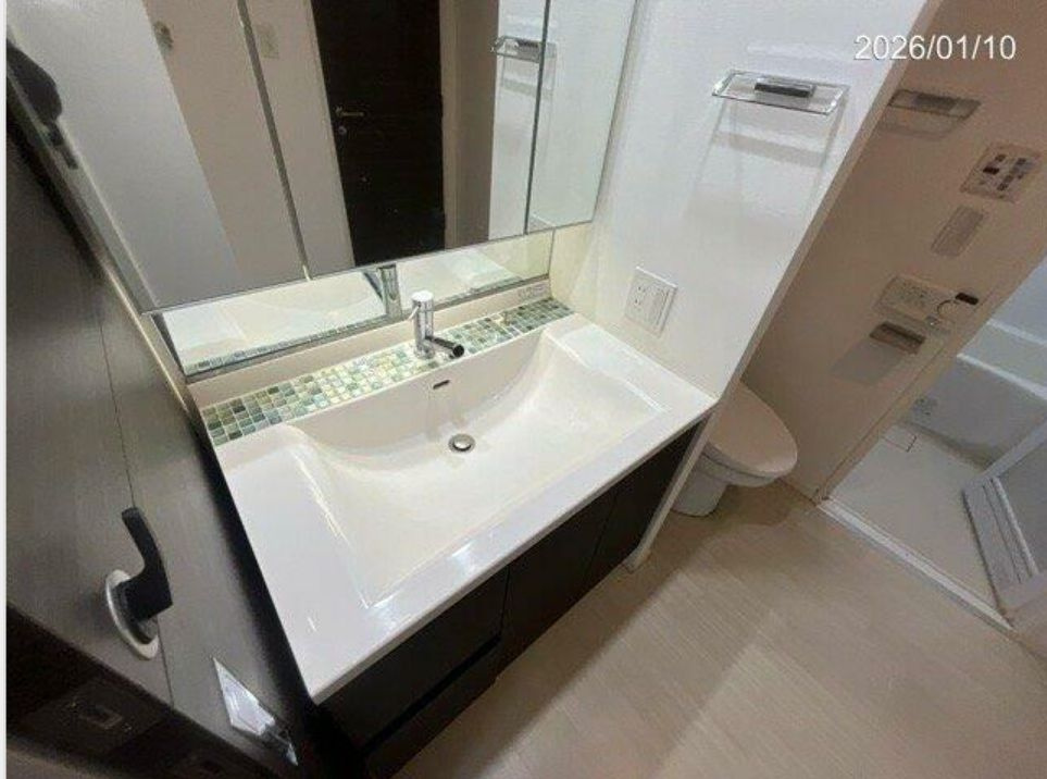 新宿区大久保３丁目の賃貸マンションの洗面所|快適な独立洗面台♪