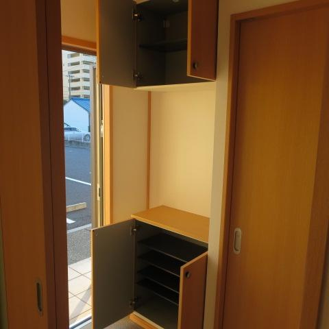 グランドソレーユの玄関