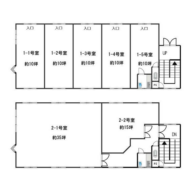 大垣市浅草１丁目の店舗事務所の間取り