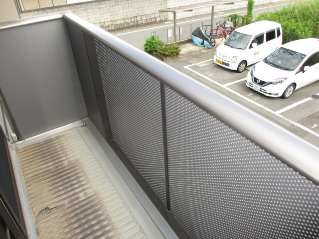 リバーパークスのバルコニー