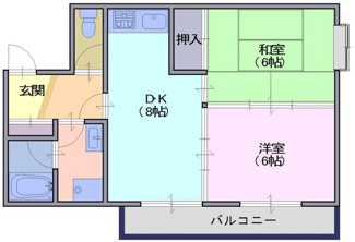 【間取り】 | マンションポプリ