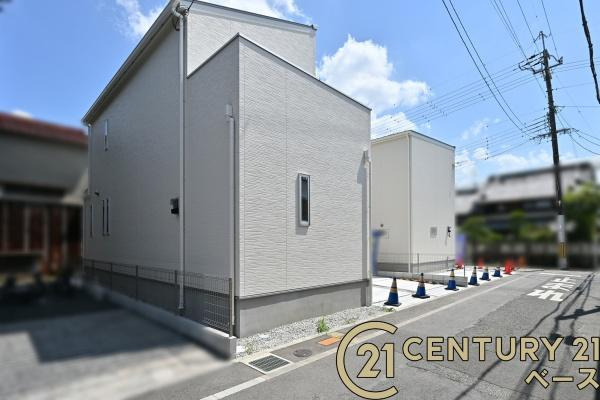 磯城郡田原本町藥王寺 ２号地 ／新築一戸建の前面道路含む現地写真|■現地撮影写真■前面道路も広々としていて安心！