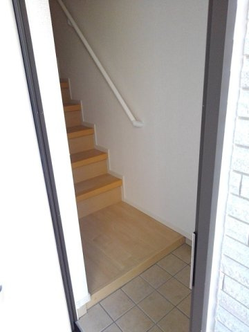 サンテラスⅡの玄関