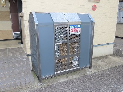 レオパレスグレイスパディのその他|敷地内にゴミ庫が設置されておりゴミ捨てに便利です